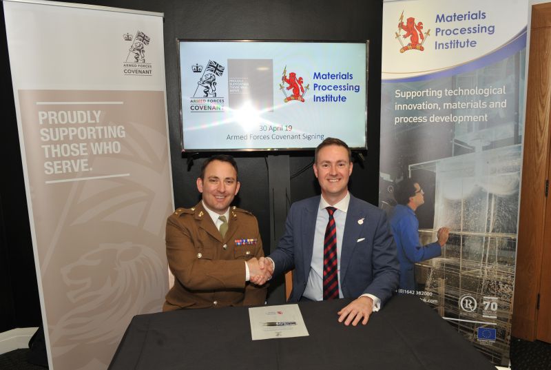 Materials Processing Institute commit to honouring the Armed Forces Covenant 
